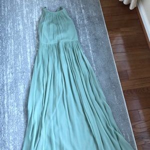 Light green maxi dress